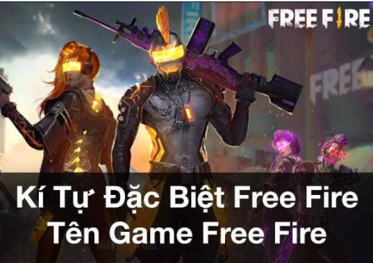 Kí tự đặc biệt Free Fire tên game Free Fire